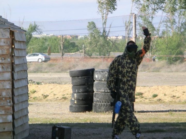 partida de paintball